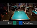 Greater Seattle APA Masters Sunday Colin Su vs Prathamesh Sawant Temple Billiards