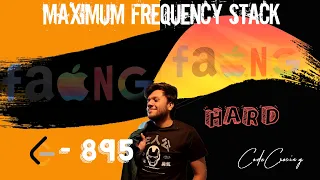 Java C Maximum Frequency Stack LEETCODE - 895 Easy solution