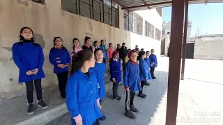 صباح الخير  ياوطنا كورال رباح المدرسي دندنها