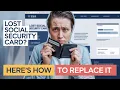 How do I replace a lost Social Security card