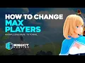 How to Change the Max Players on a Craftopia Server