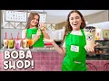 We OPENED Our Own BOBA TEA SHOP At Home JKREW