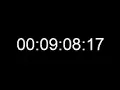 24 fps Time Counter Timer Timestamp Timecode 3 hours