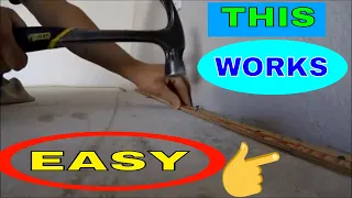HOW TO INSTALL TACK STRIP ON CONCRETE