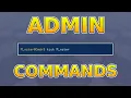 How to make Admin Commands Roblox Game Tutorial Episode 4
