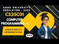 Arrays and it s representation in Computer Programming C tamil CS25C01 Anna University reg-2025