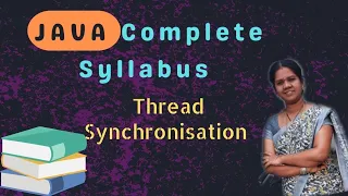 Thread synchronization in java 45 java course in telugu