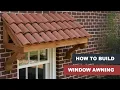 DIY 48 Inch Wooden Window Awning Step-by-Step Build with Strong-Tie Brackets
