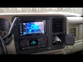 OldGuyDIY Double Din Stereo Head Unit w Back Up Camera Install 2000 - 2006 GM NBS Suburban Tahoe