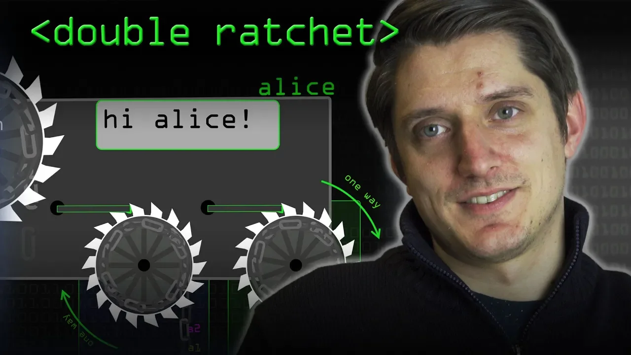 Double Ratchet Messaging Encryption - Computerphile
