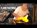Osaka s Flamethrower Street Food Chef ONLY in JAPAN