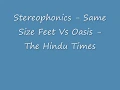 Stereophonics - Same Size Feet Vs Oasis - The Hindu Times