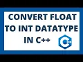 Convert float to int in C using 4 ways How to convert float to integer datatype c