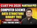 Data Structures Binary Tree CUET PG 2026 Computer Science