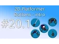 20 1 Unity 5 tutorial for beginners 2D Platformer - Buttons intro