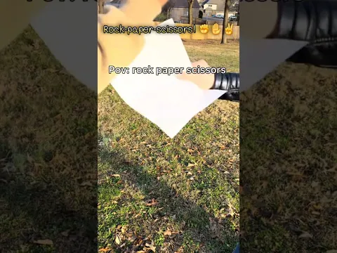 How To Easily Win Rock-Paper-Scissors! ✂️