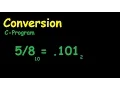 Convert Fraction to Binary C Program