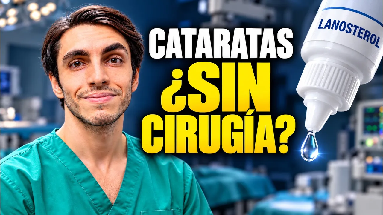 ¿ELIMINAR las Cataratas SIN CIRUGÍA? Lanosterol: las gotas que podrían cambiarlo TODO