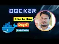 Day-01 Docker installation and Docker info - Zero to Hero Series