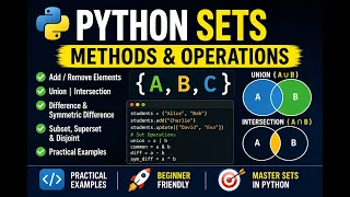 CS306P LAB 10 Python Sets and Set Methods Explained Union Intersection Difference
