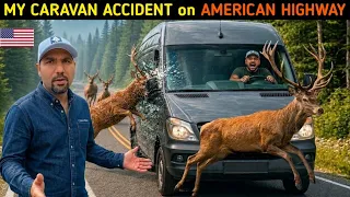 My Caravan Accident on America road trip Day 3|| Indian in West Virginia 🇺🇸