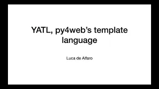 YATL py4web s templating language