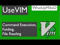 Use VIM Folding text Reading Files and Running Commands
