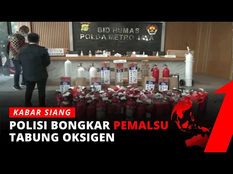 Polda Metro Jaya Berhasil Membongkar Kasus Penjualan Tabung Oksigen Palsu