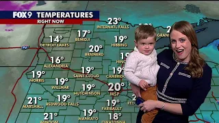 Jennifer McDermed brings family for last day at FOX 9