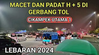 Download Arus balik H + 5 situasi gerbang tol Cikampek utama MP3