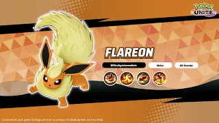 🔥 Flareon Moves Overview | Pokémon UNITE