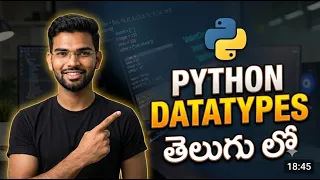 5 Python for Beginners in Telugu DataTypes in Python