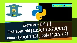 Exercise Find Even Number and Odd Number Python Tutorial