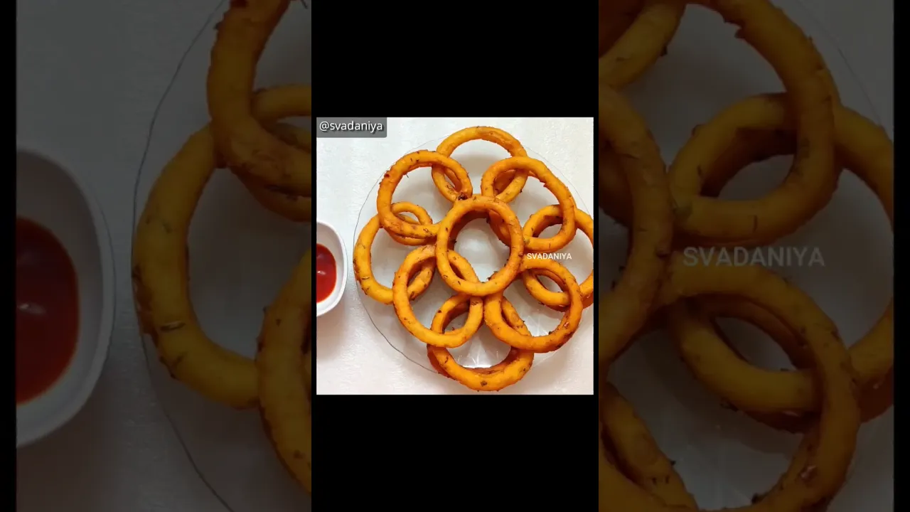 Potato Garlic Rings  Crispy Garlic Potato Rings  Potato Rings  Easy Snacks Recipe   #shorts