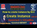 Lab 10 create Openstack Instance GUI with Floating IP Openstack Stein Mademi Tech