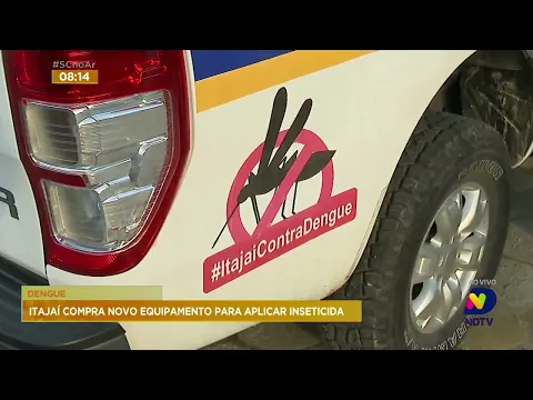 Equipamento de inseticida começa a ser utilizado no combate à dengue em Itajaí