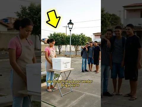 Todos RIRAM dela por vender brigadeiro na rua até descobrirem isso!
