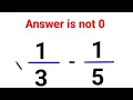 - Answer is not 0 Can you solve this Math test