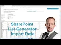 Import Data to New SharePoint List with the PnP List Generator - PowerShell V7