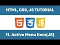 ActiveMenu Item w JS