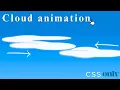 How to create a Cloud animation with HTML CSS csd1447