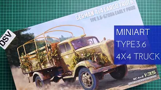 Miniart Type 3 6-6700A Early Prod Truck 35199 Review