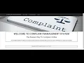 Online Complaing Management Using PHP and MySQL Source Code Projects