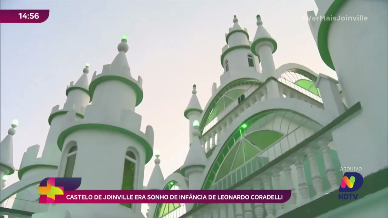 Castelo de Joinville era sonho de infância de Leonardo Coradelli