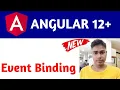 Event binding Angular 12 Tutorial For Beginners Event Binding How to bind event in angular 12