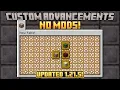 How to Make Custom Advancements in Minecraft 1 21 5 Minecraft Data Pack Tutorial