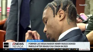 Former NFL player Henry Ruggs has been denied parole