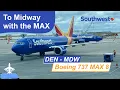 TRIP REPORT Southwest WN698 Denver - Chicago Midway Boeing 737 MAX 8 N8794Q Economy
