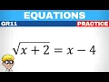4d Square root equations gr 11 Try