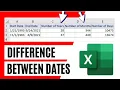 How To Subtract Dates in Excel